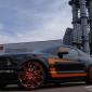Ford Mustang Coupe Schwarz Electric Orange