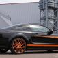 Ford Mustang Coupe Schwarz Electric Orange Heck/Seite