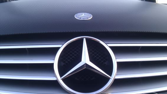Mercedes CLK CArbon Folie
